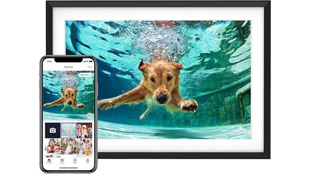 digital picture frame with 32gb