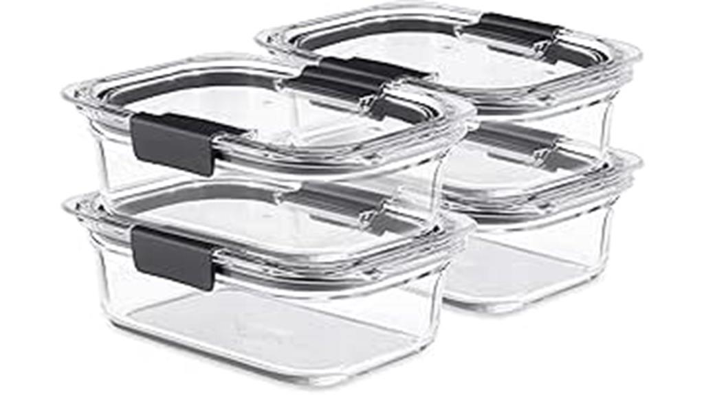 glass storage container set