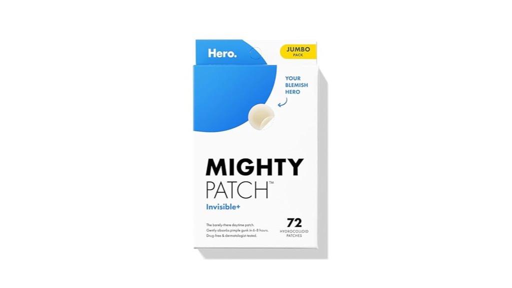 invisible acne patches 72 count