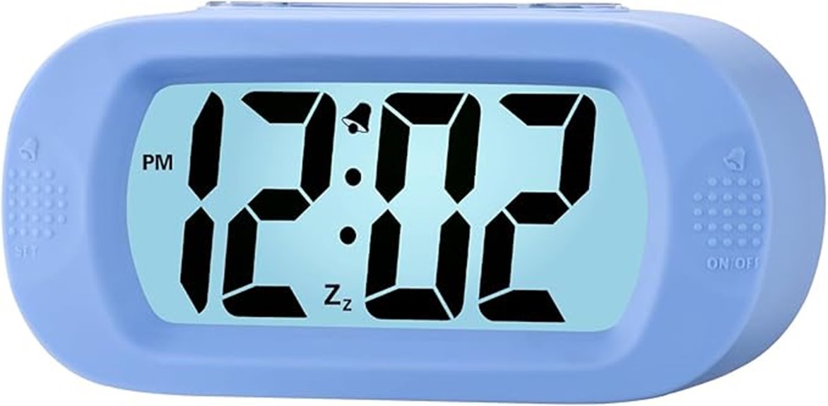 kids lcd night alarm