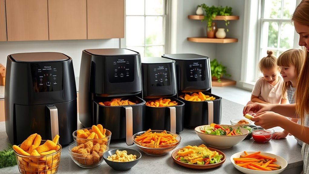 large family air fryer options