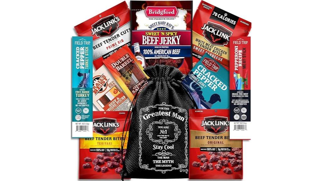 men s beef jerky baskets