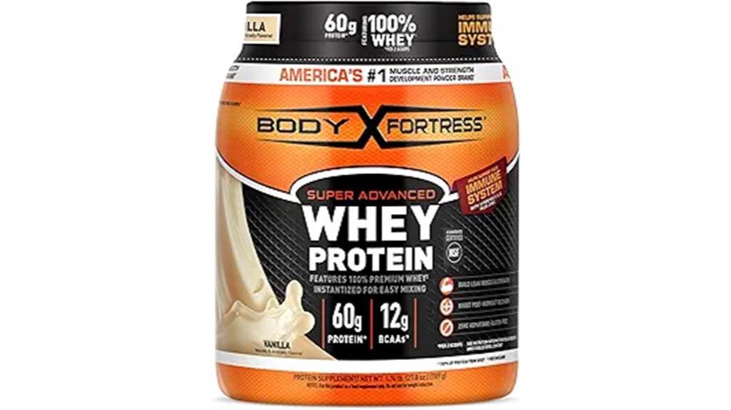 premium whey protein powder