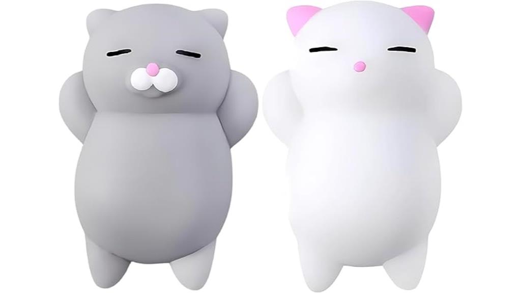 silicone cat stress toys