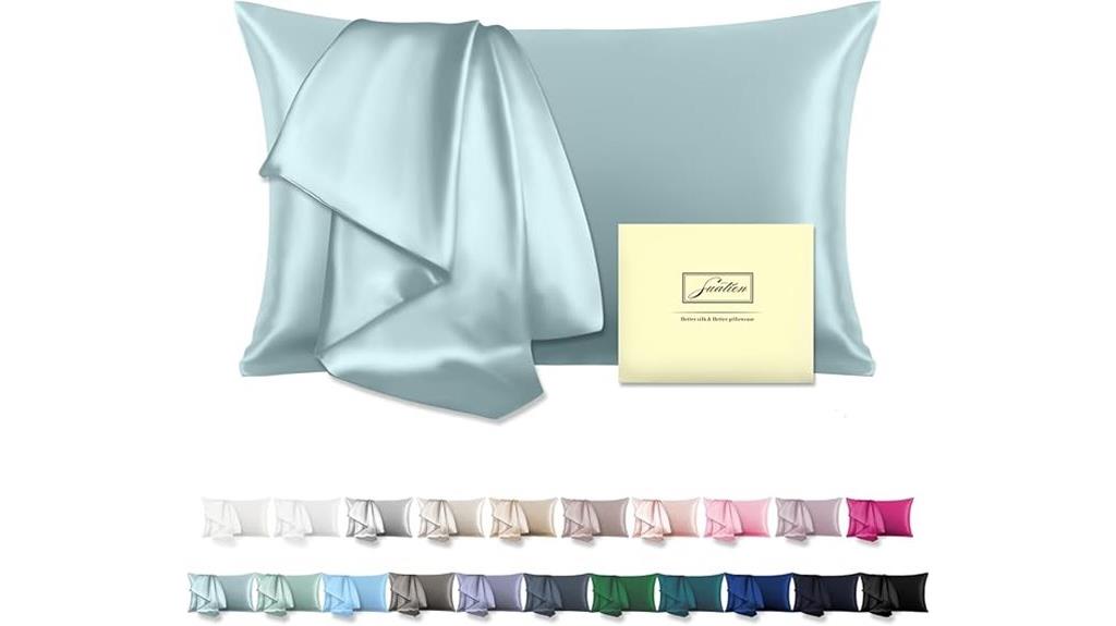 silk pillowcase with zipper