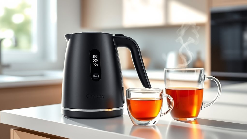 top temperature controlled kettles
