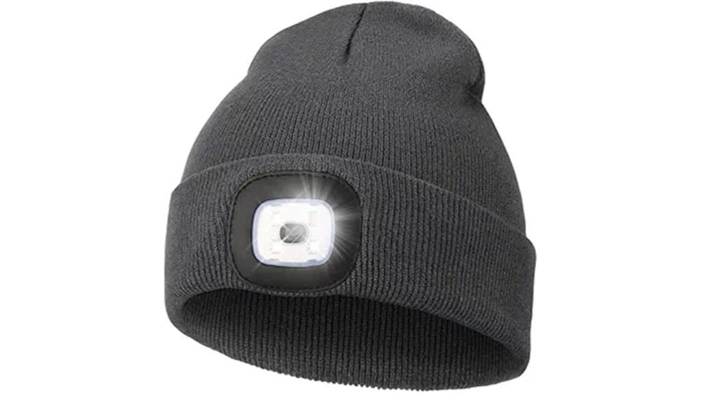 unisex led beanie light
