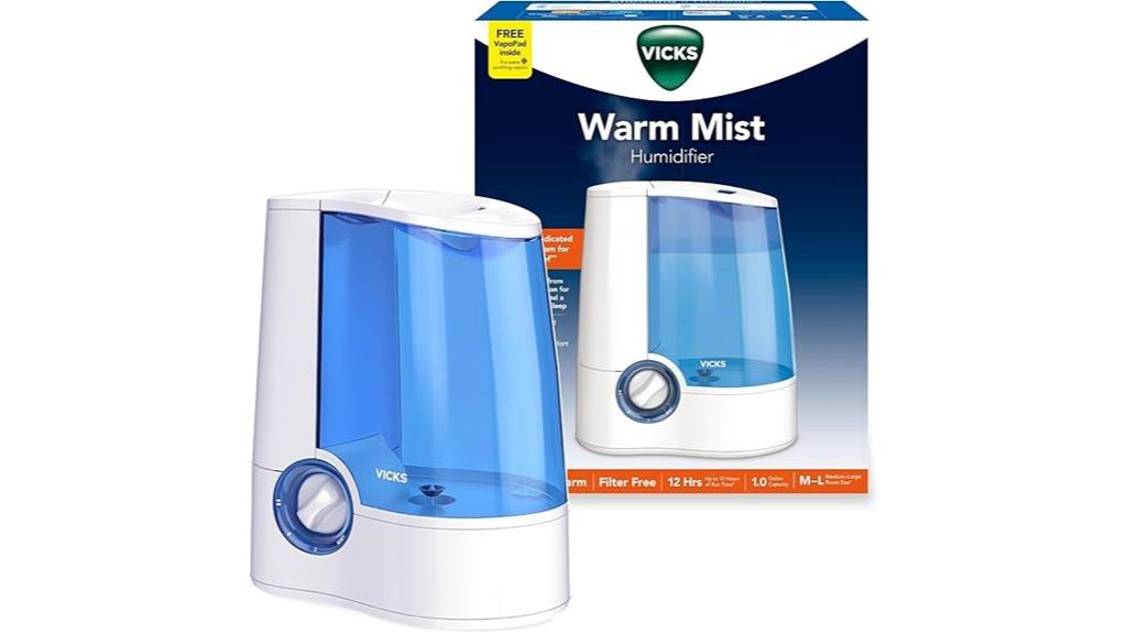 warm mist humidifier large