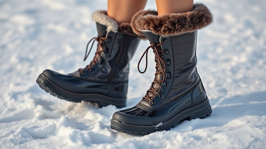 waterproof insulated traction comfort