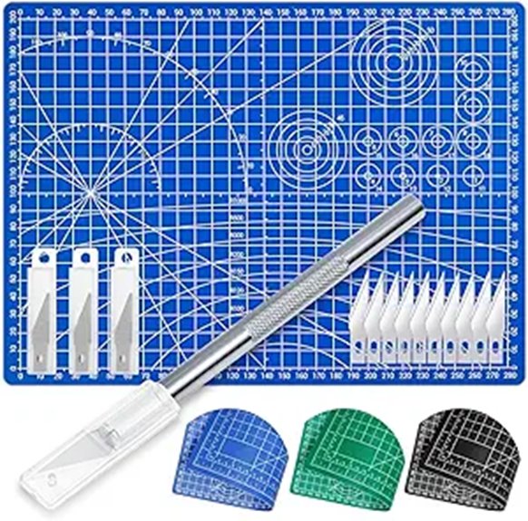 Anezus Hobby Cutter Set with Self-Healing Mat