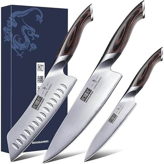 HOSHANHO 3-Piece Japanese Chef Knife Set