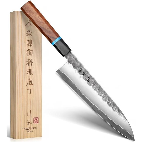 KAWAHIRO Japanese Chef Knife 210mm VG10 Forged