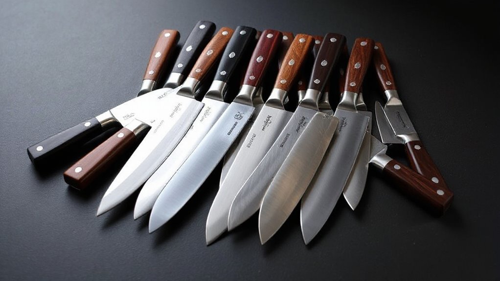 luxury chef knife collection