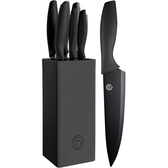 MasterChef Knife Set with Block and Sharp Blades