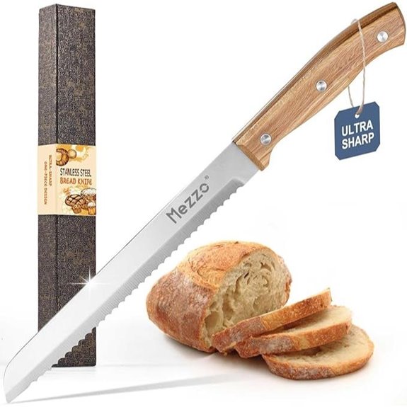 Mezzo Serrated Bread Knife for Sourdough & Baked Goods