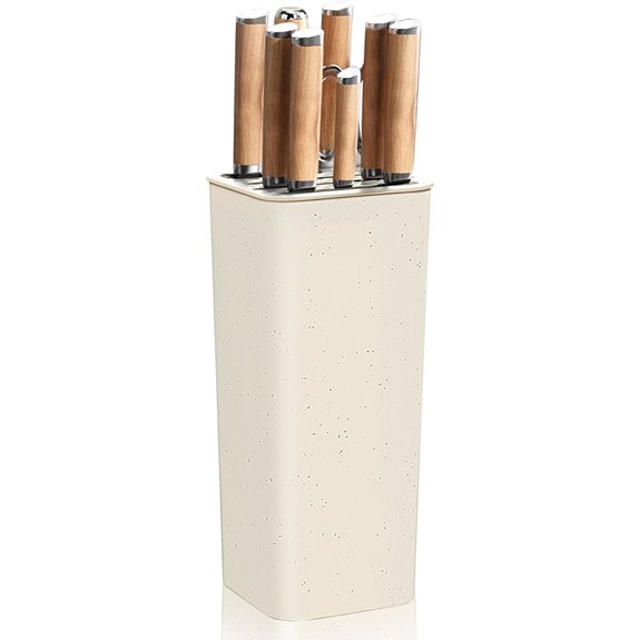 Newe Knife Block Holder Space-Saving Countertop Organizer