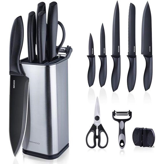 RAXCO 10-Piece Stainless Steel Knife Set