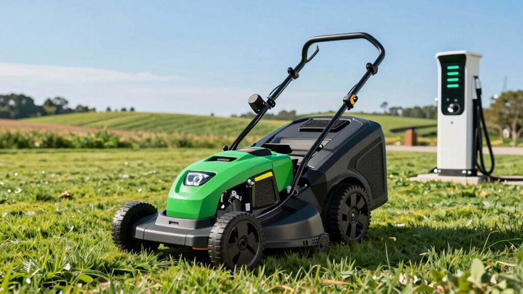 battery mower runtime details