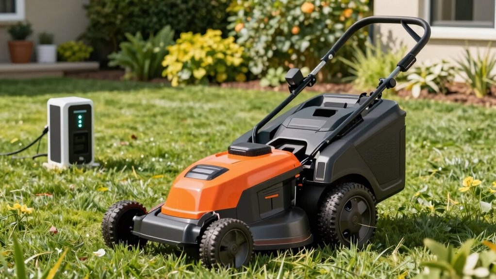 battery powered mower advantages