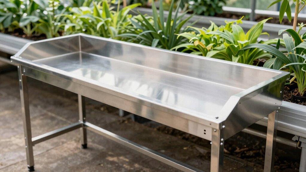 durable functional greenhouse bench
