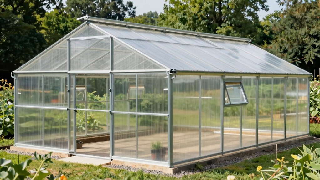 durable sturdy ventilated greenhouse