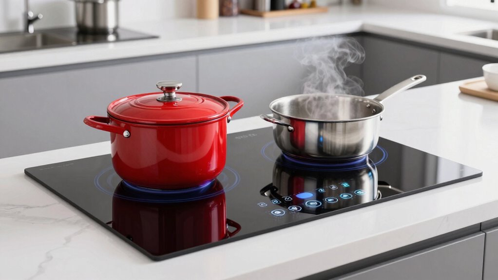 efficient safe induction cooking
