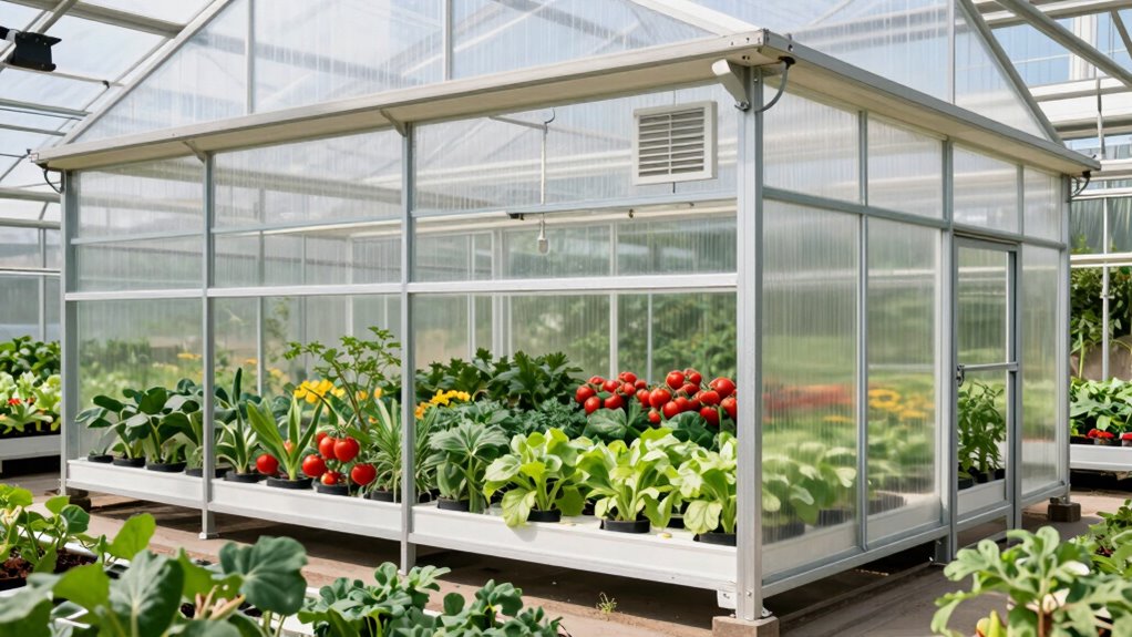 greenhouse features for growth