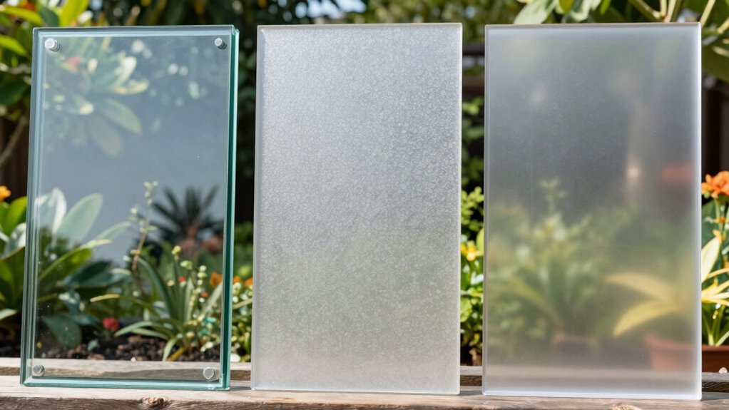 greenhouse glazing material comparison