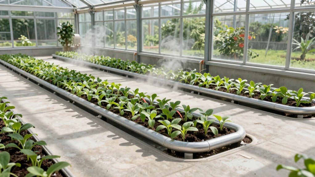 greenhouse hydronic heating considerations