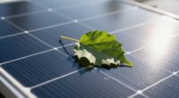 leaf shading reduces solar output