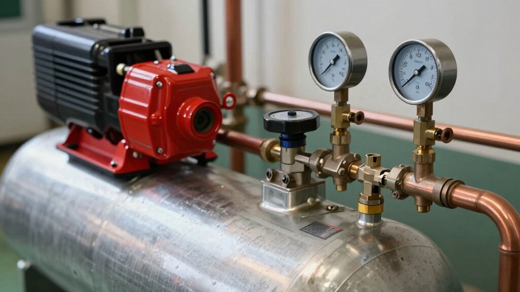 maintain pressure tank properly