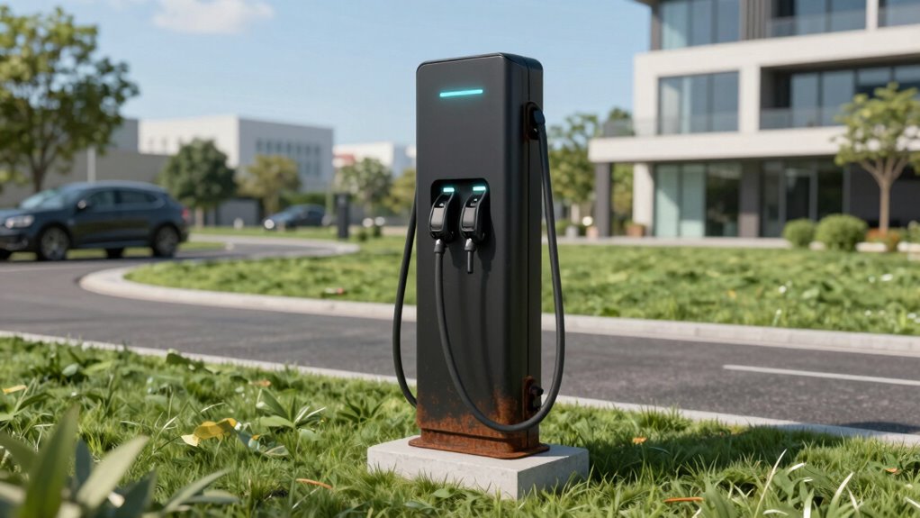 outdoor charger mounting considerations