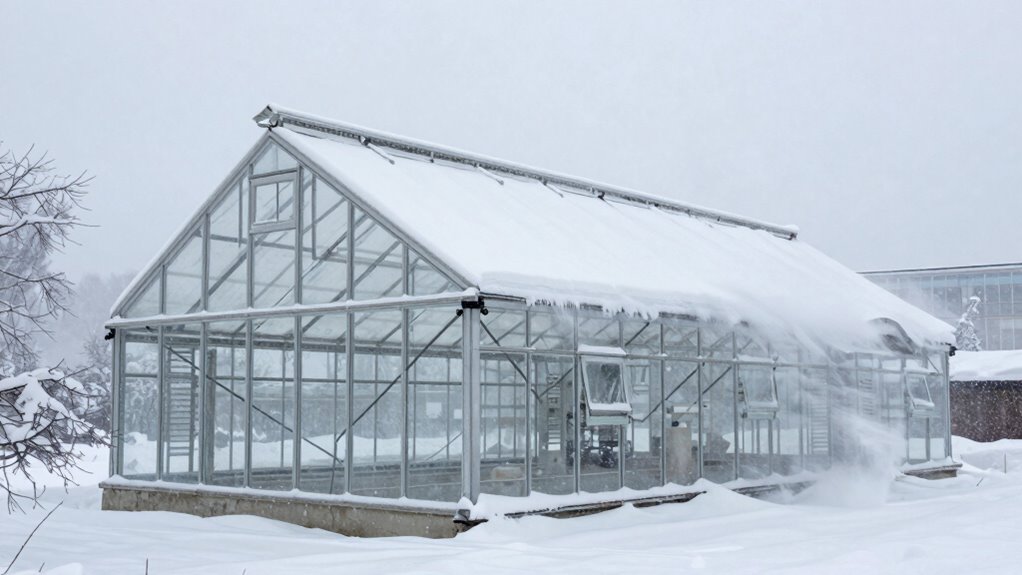 preventing greenhouse structural collapse