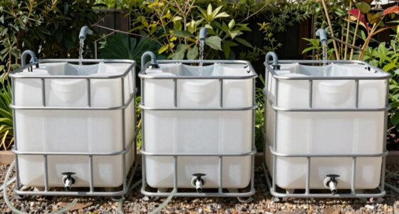 rainwater ibc tote setup