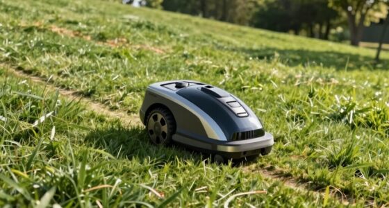 robot mower hillside limitations