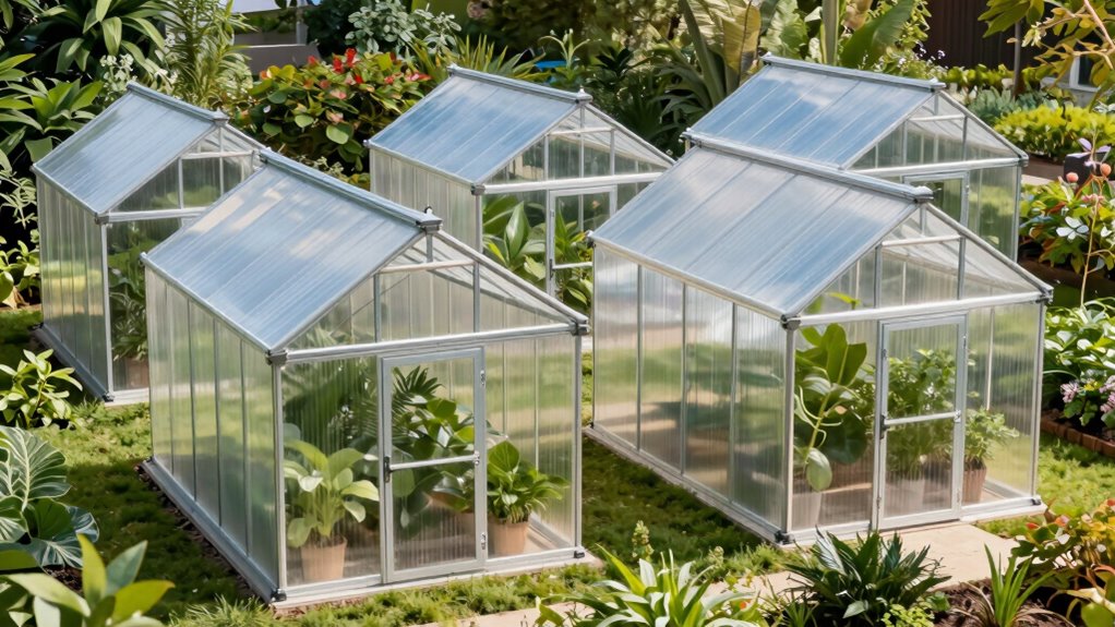 top 4 8x12 polycarbonate greenhouses