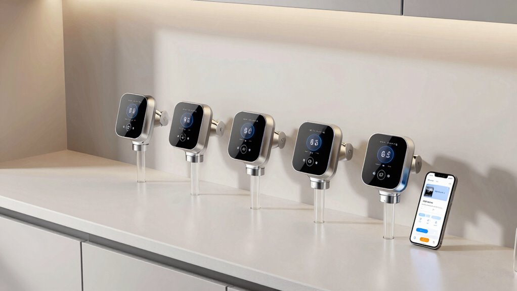 top app controlled water valves