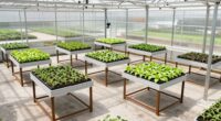 top commercial greenhouse benching