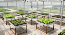 top commercial greenhouse benching