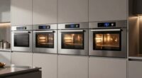 top electric double wall ovens
