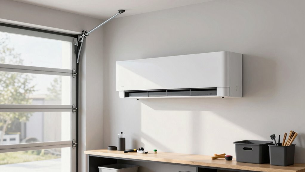 top garage ductless heat pumps