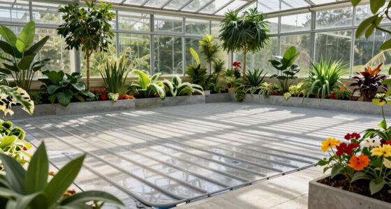 top greenhouse floor heating