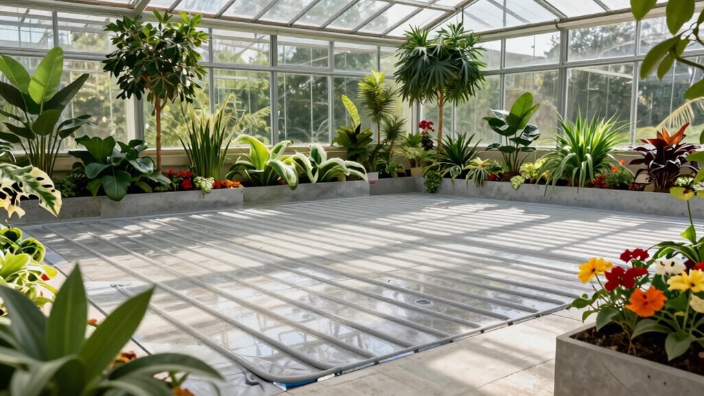 top greenhouse floor heating
