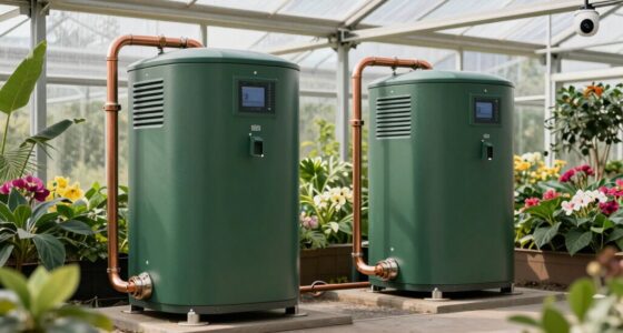 top hot water greenhouse heaters