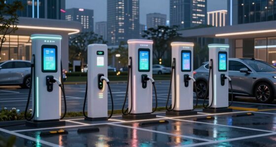 top load balanced ev chargers
