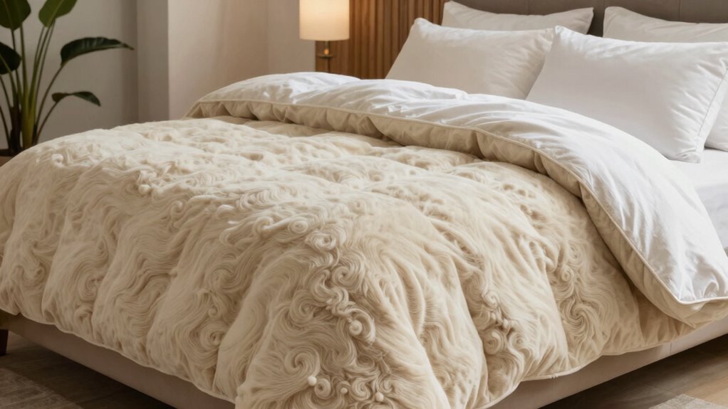 top organic wool king comforters