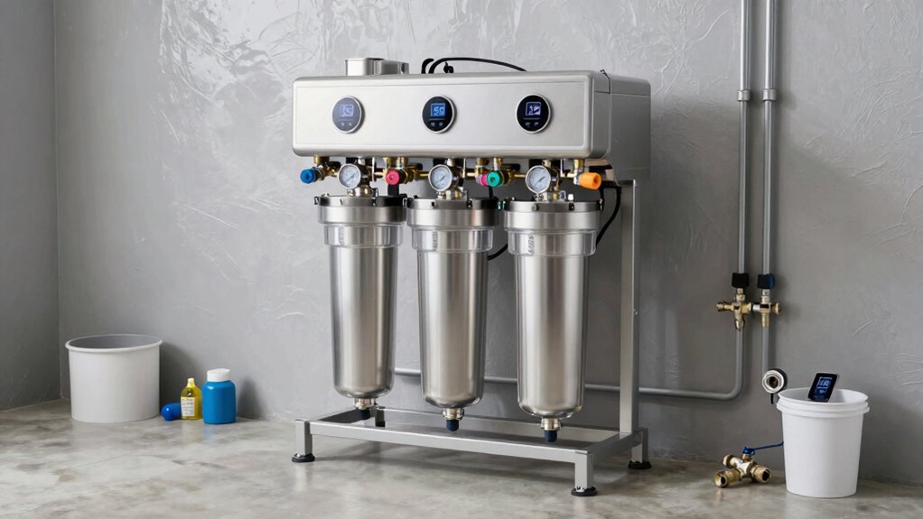 top well water iron filters