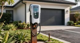 weatherproof outdoor ev installation