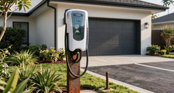 weatherproof outdoor ev installation