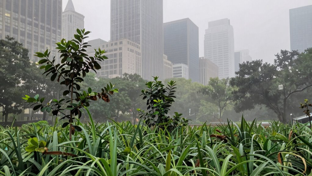 air pollution reduces plant vitality